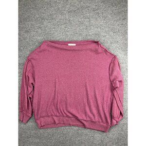 We The Free Pink Crew Neck Sweater